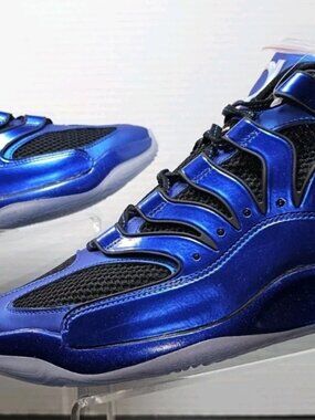 Men Nike KD 18 PRM International Blue/Multi-Color-Black IB6684